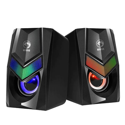 Marvo Scorpion SG-118 Havoc 10 USB Powered Stereo RGB 6W Gaming Speakers (Black) Marvo Scorpion SG-118 Havoc 10 USB Powered Stereo RGB 6W Gaming Speakers (Black)